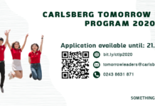 CARLSBERG TOMORROW LEADERS PROGRAM 2020 CARLSBERG TOMORROW LEADERS PROGRAM 2020