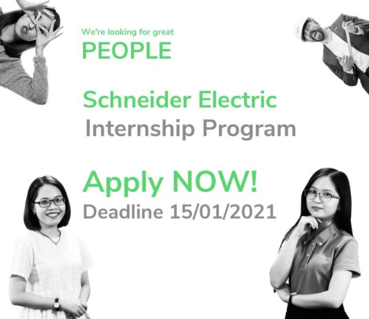 SCHNEIDER ELECTRIC INTERNSHIP PROGRAM 2021