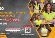 MANAGEMENT TRAINEE PROGRAM AT DHL SUPPLY CHAIN VIETNAM 2022