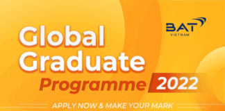 BAT GLOBAL GRADUATE PROGRAM 2022 –DÀNH CHO KHỐI NGÀNH SUPPLY CHAIN, MANUFACTURING & FINANCE