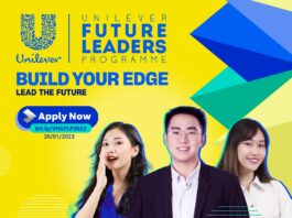 Unilever Future Leaders Programme 2023 – Chương Trình Tuyển Dụng Quản Trị Viên Tập Sự của Unilever