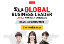Chương Trình Tuyển Dụng Lãnh Đạo Toàn Cầu UNIQLO Manager Candidate (UMC) 2023
