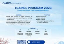 AQUA TRAINEE PROGRAM 2023 HAS OFFICIALLY BEGUN!