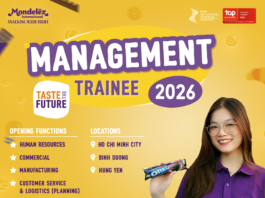 CHƯƠNG TRÌNH QUẢN TRỊ VIÊN TẬP SỰ – TASTE THE FUTURE MANAGEMENT TRAINEE 2026