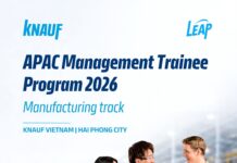 Knauf APAC Management Trainee Program (Manufacturing Track)